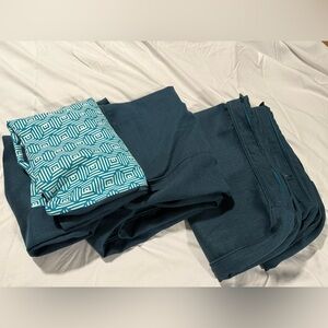 lovesac - Mediterranea Solid Polylinen set + 2 lovesoft pillows